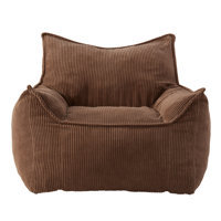 Bean Bag Chair comes with a Spacious Size,Lazy Chair Filled Memory Sponge by Trule