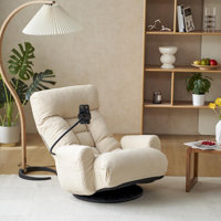 360 degrees Swiveling Lounge Sofa Chair With Adjustable Head And Waist by Ivy Bronx