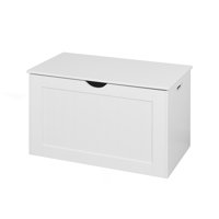 Modern Lift Top Entryway Storage Cabinet With 2 Safety Hinge