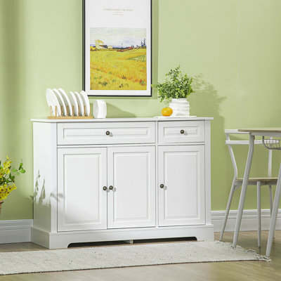 Accent Cabinet, Sideboard Buffet Cabinet, Modern Kitchen Cabinet With 2 Drawers by Red Barrel Studio