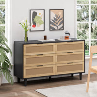 Dresser with 6 Deep Drawers Eco-Friendly and Spacious Storage for Modern Homes by Dakota Fields
