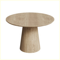 Modern Wooden circular dining table by George Oliver