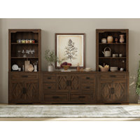 Glenford 3-In-1 73.3"H Tall Kitchen Pantry Storage Cabinet,Large Farmhouse Style Sideboard Buffet Cabinet Set Of 3 With Drawers And Shelves For Kitche by Winston Porter