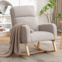 Solid Wood Rocking Chair for Living Room - Handcrafted Comfort & Timeless Design by Isabelle & Max