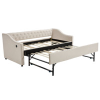 Velvet Daybed With Trundle