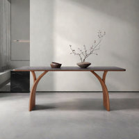 Modern Retro Rock-Panel Dining Table by Orren Ellis
