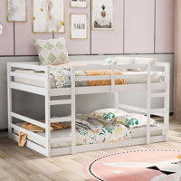 Full Over Full Bunk Bed with Ladder by Harriet Bee