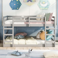 Full Over Full Bunk Bed with Ladder by Harriet Bee