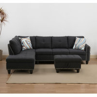 3 - Piece Upholstery Sectional by Ebern Designs