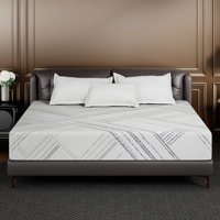 Cooling gel Memory Foam Mattress With Washable Zipper Cover,Mattress In A Box by Alwyn Home