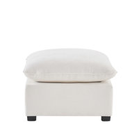 26*26" Ottoman Module For Modular Sectional Sofa,Wide Seat by Ebern Designs