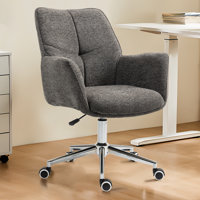 Soft Chenille Home Office Chair Adjustable Height Task Chair Swivel Desk Chair by Brayden Studio