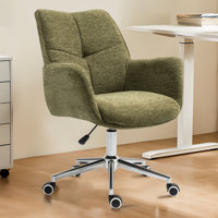 Soft Chenille Home Office Chair Adjustable Height Task Chair Swivel Desk Chair by Brayden Studio