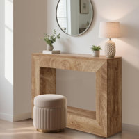 47"  Hollowcenter Style Wooden Console Table by Millwood Pines
