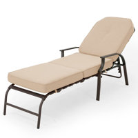 Adjustable Outdoor Chaise Lounge Chair by Winston Porter