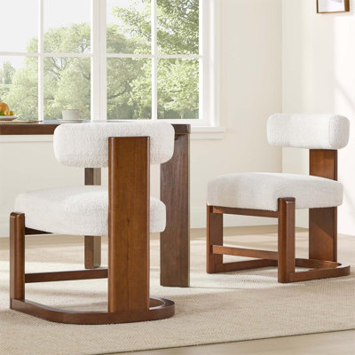Upholstered Solid Wood Side Chair by Ivy Bronx