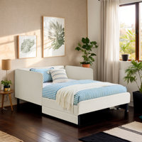 77.5" Upholstered Daybed With 2 Storage Drawers, Upholstered Platform Bed Frame, Adjustable Velvet Sofa Bed by Latitude Run