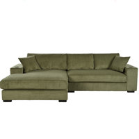 Mirod Large Sectional Sofa With Thick Cushions, And Built-In Cup Holders & Charging Ports by Ivy Bronx