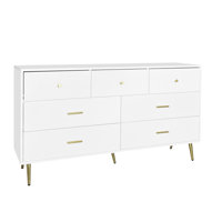 White Dresser, Large Chest Of Drawers by Ebern Designs