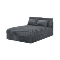 Luxefold Corduroy Sofa Bed/Sofa Chaise by Mercer41