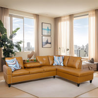 Elegant 4-Person Sofa With Reversible Coffee Table - Luxury Sofa Set by Winston Porter