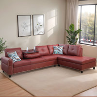 Elegant 4-Person Sofa With Reversible Coffee Table - Luxury Sofa Set by Winston Porter