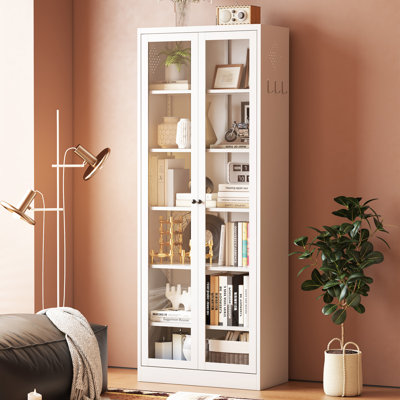 Durable Metal Office Storage Cabinet - Easy Assemble, Multi-Use for Office, Living Room,Study Room