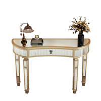 Voss 47" Mirrored Console Table With Drawer by Rosdorf Park