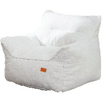 Bean Bag Chair With Filler, Comfy Bean Bag Sofa Chair With Tufted Soft Armrests & Memory Foam Filling, Premium Large Lazy Foam Chair With Pocket For A by Mercer41