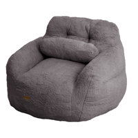Bean Bag Chair comes with a Spacious Size,Lazy Chair with Pillow