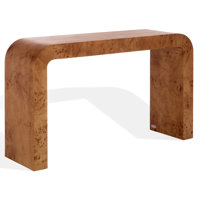 Tessly Burl Veneer Console by Hokku Designs