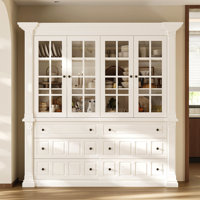 74.8”H Large Pantry Cabinet With 4 Door 6 Drawer by Red Barrel Studio