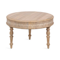 Iqrame Wooden Round Living Room Coffee Table by Ophelia & Co.