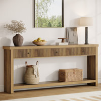 Console Table with 3 Drawers by Ebern Designs