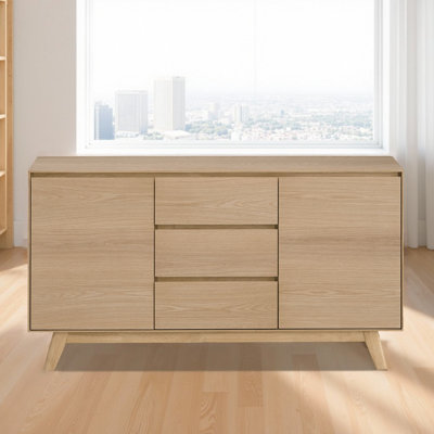 55" Kasem Oak Server – Elegant Storage with Premium Functionality by George Oliver
