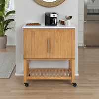 Kolton Kitchen Cart by Ebern Designs