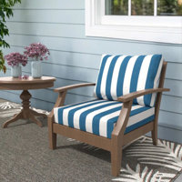 Sunbrella Outdoor Replacement Chair Cushion (Set of 1), Outdoor Cushion Set by Lark Manor