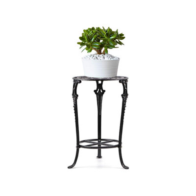 Plant Stand 18.8 Inches Tall, Cast Iron Potted Plant Stand by Astoria Grand