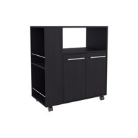 Kitchen Cart With Microwave Shelf And Open Storage by Ebern Designs