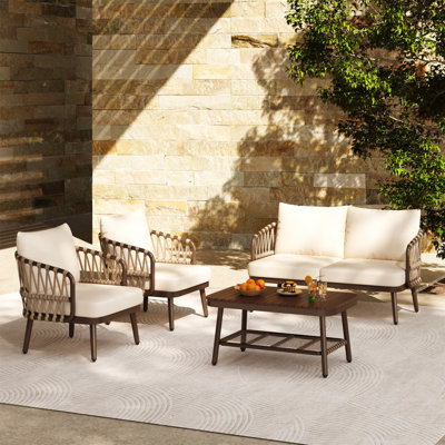 4-Piece Outdoor Patio Furniture Set by Corrigan Studio