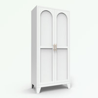 Cabinet With Lock, 2 Doors, metal handles and Adjustable Shelves by Ebern Designs