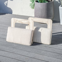Aluminum Sofa Armrests With Cushions – Set Of 2 (49×52 Cm) by Ebern Designs