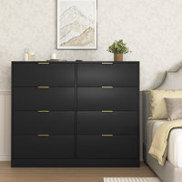 Gianna 8 Drawer 47.2" W Double Dresser by Latitude Run