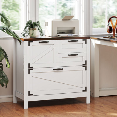 4 Drawer File Cabinet Filing Cabinet for Letter/A4/Legal Files by Gracie Oaks