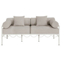 Chmura 69.75" Resilient Water Repellent Fabric Upholstered Outdoor Patio Loveseat by Latitude Run
