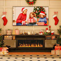 Electric Fireplace Tv Stand-70 Inch Tv Stand With 36" Electric Fireplace by Ivy Bronx