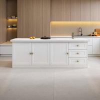 White light luxury Kitchen Island