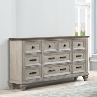 Gurkamal Wood 9-Drawer Dresser by Alcott Hill