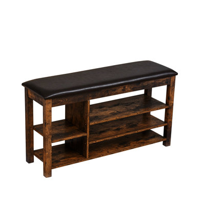 Shoe Bench With Storage Compartments by Loon Peak
