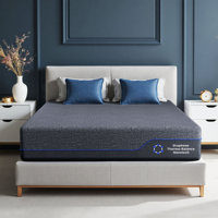 Memory Foam Mattress with Graphene Fabric Cover, Medium-Firm Support, Cooling Gel Layers, Pressure Relief & Motion Isolation, Fiberglass-Free, CertiP